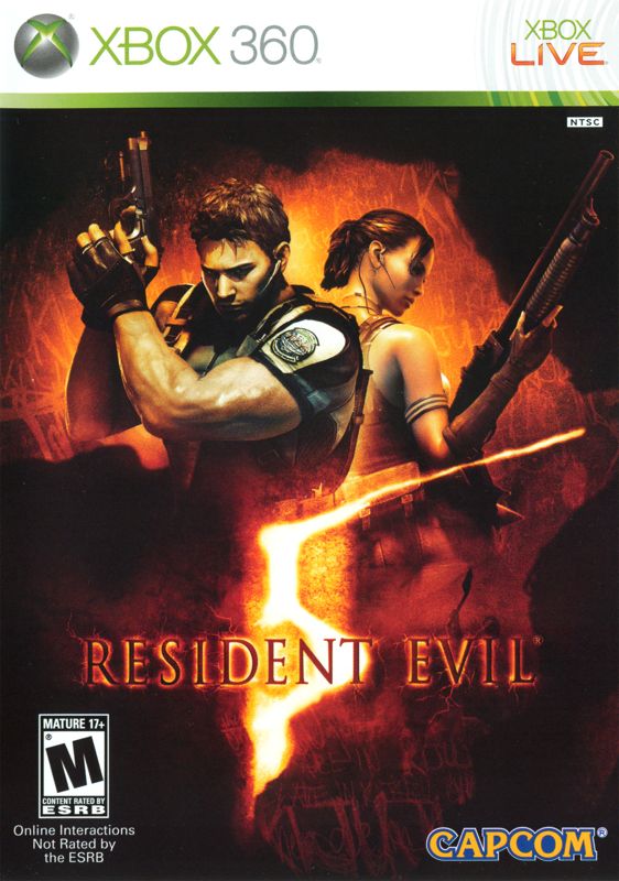 Resident Evil 5 & Devil May Cry HD Collection Value 2 Pack box art for Xbox 360